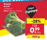 Oferta de Brócoli por 0,99€ en Lidl