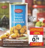 Oferta de Aceitunas rellenas de anchoa Baresa por 0,99€ en Lidl