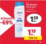 Oferta de Gel de baño Cien por 1,19€ en Lidl
