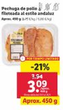 Oferta de Pechuga de pollo por 3,09€ en Lidl