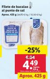 Oferta de Bacalao por 4,49€ en Lidl