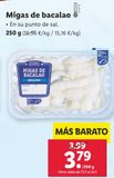 Oferta de Migas de bacalao por 3,79€ en Lidl