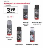 Oferta de Spray para el mantenimiento Parkside por 3,99€ en Lidl