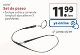 Oferta de Collar de paseo Zoofari por 11,99€ en Lidl