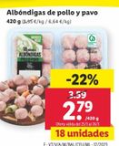 Oferta de Albóndigas por 2,79€ en Lidl