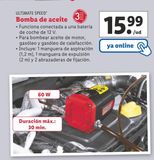Oferta de Bomba de aceite Ultimate Speed por 15,99€ en Lidl