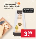 Oferta de Cuña de queso Deluxe por 3,99€ en Lidl