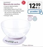 Oferta de Báscula de cocina SilverCrest por 12,99€ en Lidl