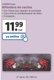 Oferta de Alfombra de cocina Livarno por 11,99€ en Lidl