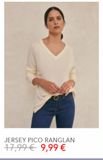 Oferta de Jersey pico ranglan  por 9,99€ en Encuentro Moda