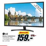 Oferta de LG  Monitor 32MN500M-B • Frecuencia: 75Hz • Tecnología FreeSync Ref.: 1477814  Ahorro 20€  159.19  FullHD (1920x1080) 32"/81 cm  por 20€ en Media Markt
