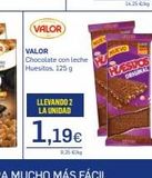 Oferta de Chocolate con leche Valor en Supermercados Plaza