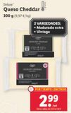 Oferta de Queso cheddar Deluxe por 2,99€ en Lidl