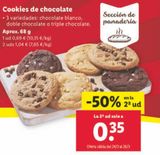 Oferta de Cookies por 0,69€ en Lidl