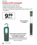 Oferta de Lámpara led Parkside por 9,99€ en Lidl