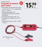 Oferta de Cargador de batería para coche Ultimate Speed por 15,99€ en Lidl