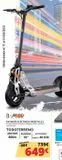 Oferta de Válido desde el 17 al 31/03/2023  TODOTERRENO  MOTOR | RUEDAS  800w  MICH  B-MOV  PATINETE ELÉCTRICO FREESTYLE 5 Pantalla doble luz frontal (Plegable Freno de disco  LED laterales  DESCUENTO -90€  ADE por 649€ en Dynos Informática