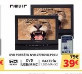 Oferta de Dvd portátil Nevir por 39€ en Dynos Informática
