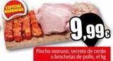 Oferta de Pincho moruno, secreto de cerdo o brochetas de pollo  por 9,99€ en Unide Supermercados
