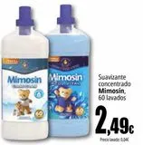 Oferta de Suavizante concentrado  Mimosín 60 lavados por 2,49€ en Unide Supermercados