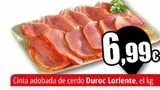 Oferta de Cinta adobada de cerdo duroc Loriente  por 6,99€ en Unide Supermercados