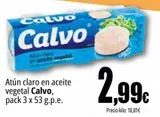 Oferta de Atún claro en aceite vegetal Calvo  por 2,99€ en Unide Supermercados