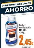Oferta de Leche condensada UNIDE por 2,45€ en Unide Supermercados