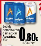 Oferta de Bebida isotónica con o sin azúcar Aquarius por 0,8€ en Unide Market