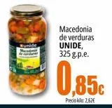 Oferta de Macedonia de verduras UNIDE por 0,85€ en Unide Market