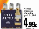 Oferta de Cerveza Mexicana coronita por 4,99€ en Unide Market
