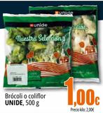 Oferta de Brócoli o coliflor UNIDE por 1€ en Unide Market