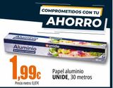 Oferta de Papel de aluminio Unide por 1,99€ en Unide Market