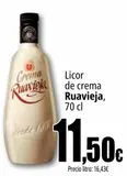 Oferta de Licor de crema ruavieja por 11,5€ en Unide Market