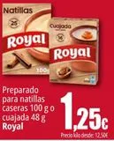 Oferta de Preparado para natillas caseras o cuajada Royal por 1,25€ en Unide Market