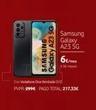 Oferta de Samsung Galaxy Samsung por 217,33€ en Vodafone