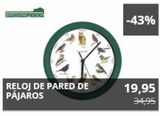 Oferta de Reloj de pared por 19,95€ en Outspot