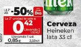 Oferta de Cerveza Heineken por 0,85€ en Maxi Dia