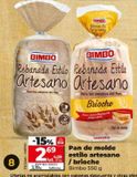 Oferta de Pan de molde Bimbo por 3,19€ en Maxi Dia