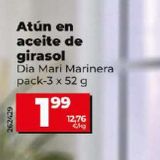 Oferta de Atún en aceite de girasol por 1,99€ en Maxi Dia