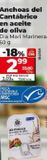 Oferta de Anchoas del Cantábrico por 3,69€ en Maxi Dia