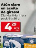 Oferta de Atún en aceite de girasol por 4,29€ en Maxi Dia