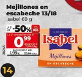 Oferta de Mejillones en escabeche Isabel por 1,99€ en La Plaza de DIA
