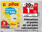 Oferta de Palomitas Popitas por 2,45€ en La Plaza de DIA