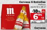 Oferta de Cerveza Mahou por 8,49€ en La Plaza de DIA