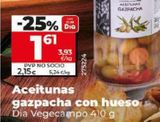 Oferta de ACEITUNAS GAZPACHA CON HUESO por 1,61€ en Dia Market