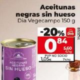 Oferta de ACEITUNAS NEGRAS SIN HUESO por 0,84€ en Dia Market