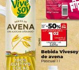 Oferta de BEBIDA VIVESOY DE AVENA por 2,05€ en Dia Market