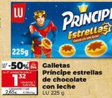Oferta de GALLETAS PRINCIPE ESTRELLAS DE CHOCOLATE CON LECHE por 2,65€ en Dia Market