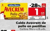 Oferta de CALDO AVECREM DE POLLO EN PASTILLAS por 1€ en Dia Market
