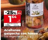 Oferta de ACEITUNAS GAZPACHA CON HUESO por 1,64€ en Dia Market